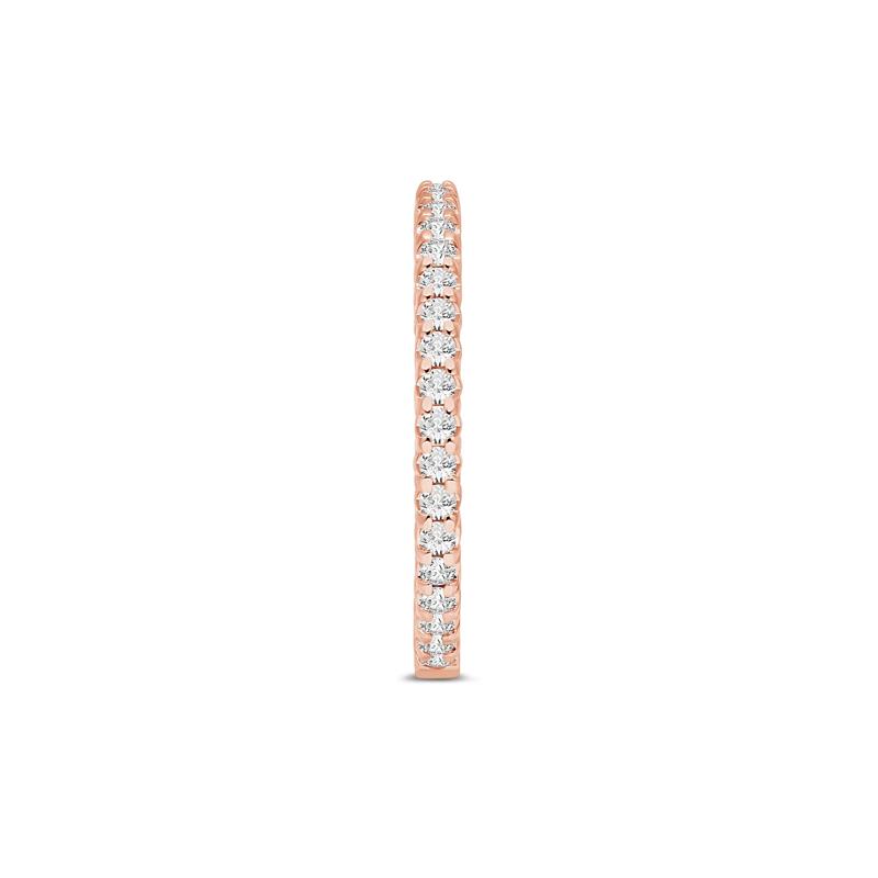 Round-Cut Sizeable Diamond Eternity Band in 14k Rose Gold &#40;1/2 ct. tw.&#41; – Image 3 of 3