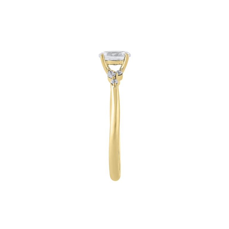 Oval-Shaped Diamond Engagement Ring in 14K Yellow Gold &#40;5/8 ct. tw.&#41; – Image 3 of 3