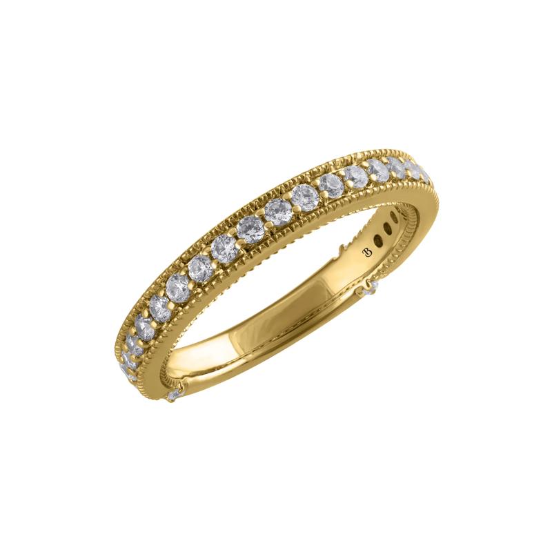 Fran Lab Grown Diamond Oval-Shaped Halo Bridal Set in 14K Yellow Gold &#40;3 1/2 ct. tw.&#41; – Image 7 of 7