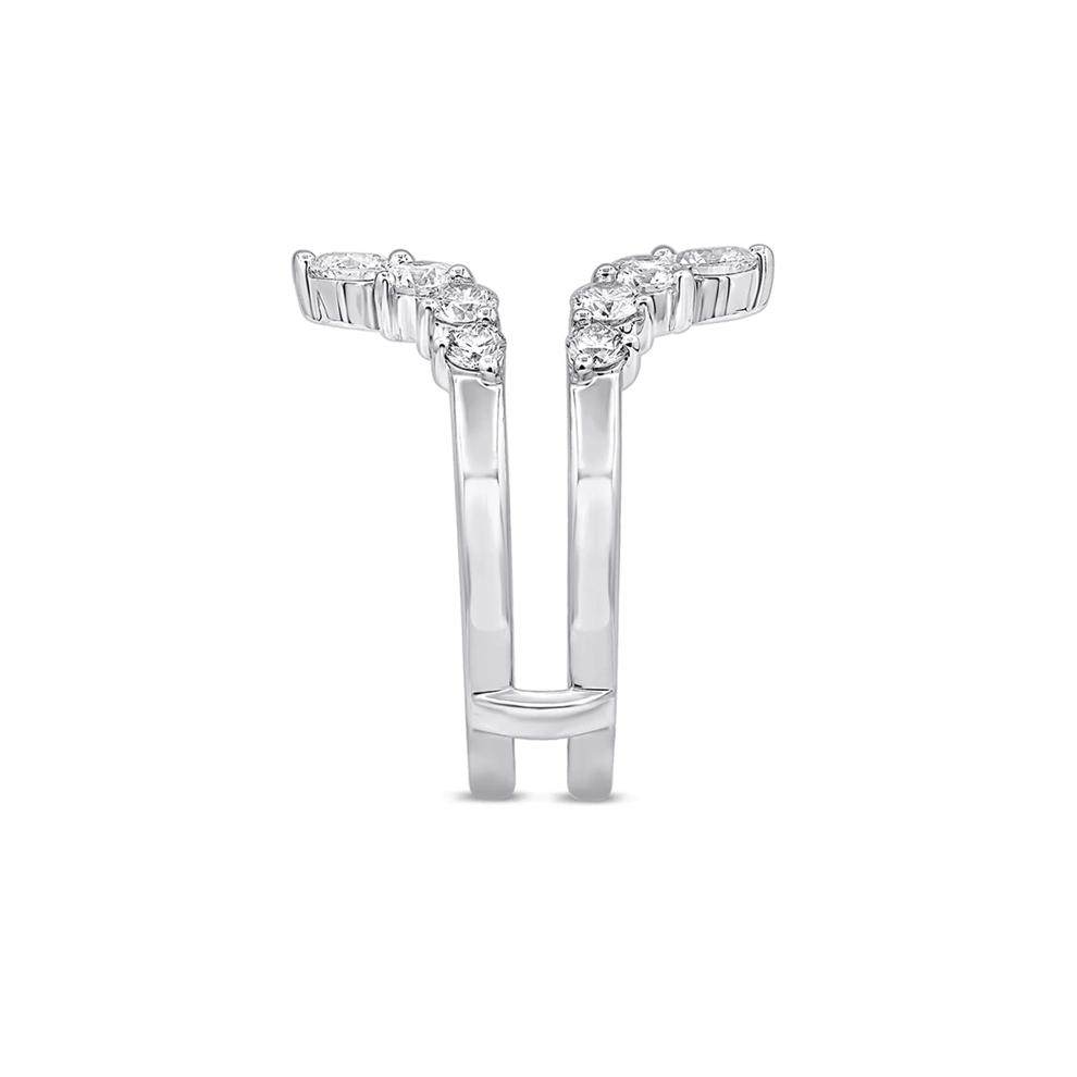 Lab Grown Diamond Contour Ring Enhancer in 14K White Gold (1 1/2 ct. tw.) – Image 3 of 3