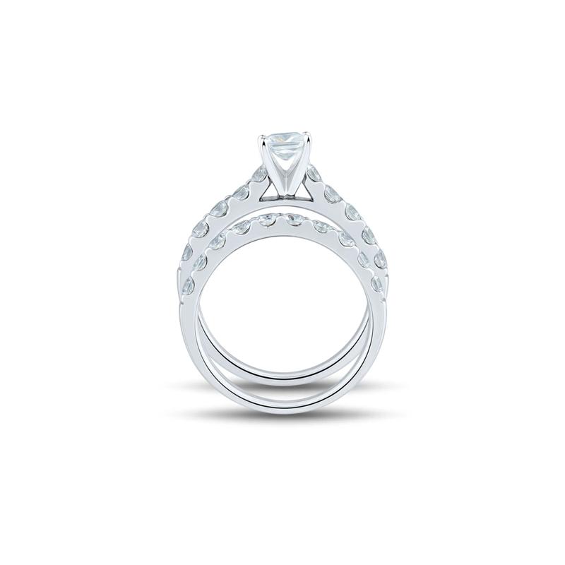 2 ct. tw. Diamond Engagement Ring Set in 14K White Gold – Image 2 of 8