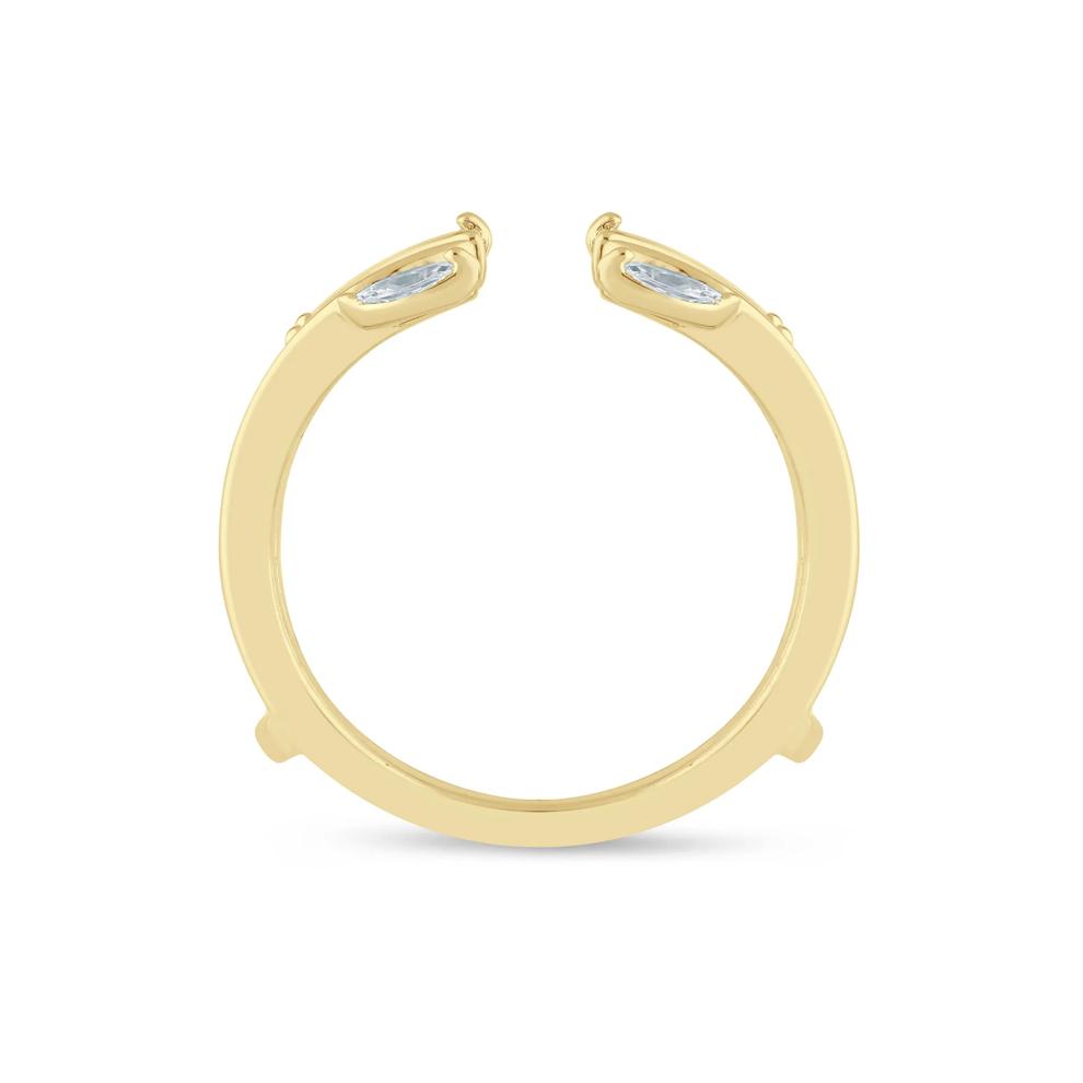 Lab Grown Diamond Marquise Ring Insert in 14K Yellow Gold (3/8 ct. tw.) – Image 2 of 3