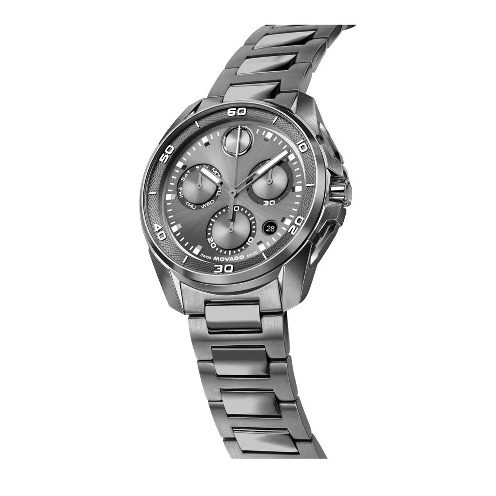Men's Verso S Watch in Gray-Tone Stainless Steel, 44mm – Image 3 of 3