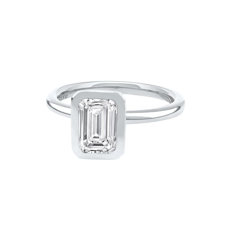 Kira Lab Grown Diamond Emerald-Cut Engagement Ring in 14K White Gold &#40;2 1/2 ct. tw.&#41; – Image 5 of 5
