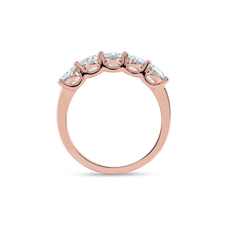 Lab Grown Diamond Anniversary Band in 14K Rose Gold &#40;2 ct. tw.&#41; – Image 2 of 7