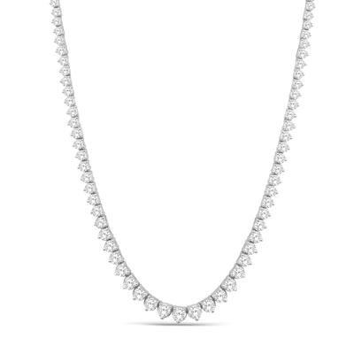 Lab Grown Diamond Riviera Necklace in 10K Gold
