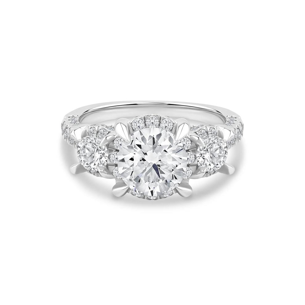 Lab Grown Diamond Engagement Ring in 10K White Gold (2 3/4 ct. tw.) – Image 1 of 4