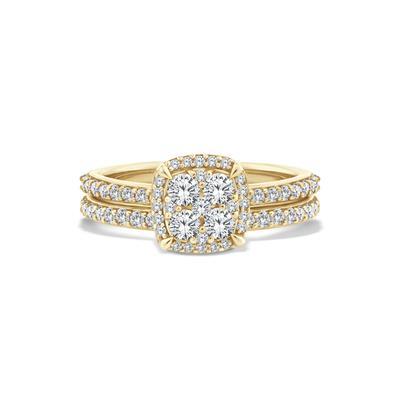 Diamond Composite Engagement Set in 10K Yellow Gold (1 ct. tw.)