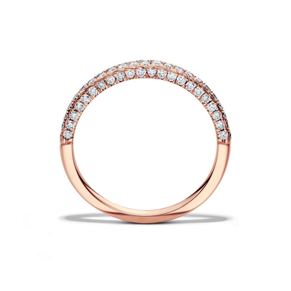 Brooke Lab Grown Diamond Brooke Wedding Band in 14K Rose Gold (3/8 ct. tw.) – Image 2 of 4