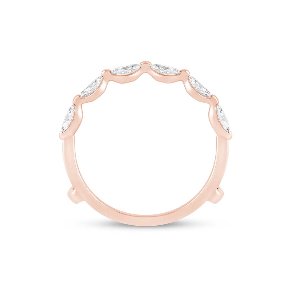Lab Grown Diamond Marquise-Cut Ring Insert in 14K Rose Gold (1 ct. tw.) – Image 2 of 3