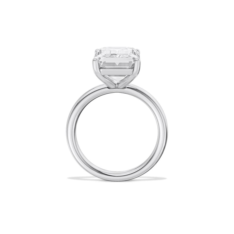 Lab Grown Diamond Emerald-Cut Solitaire Engagement Ring in 14K White Gold (7 ct.)  – Image 2 of 4