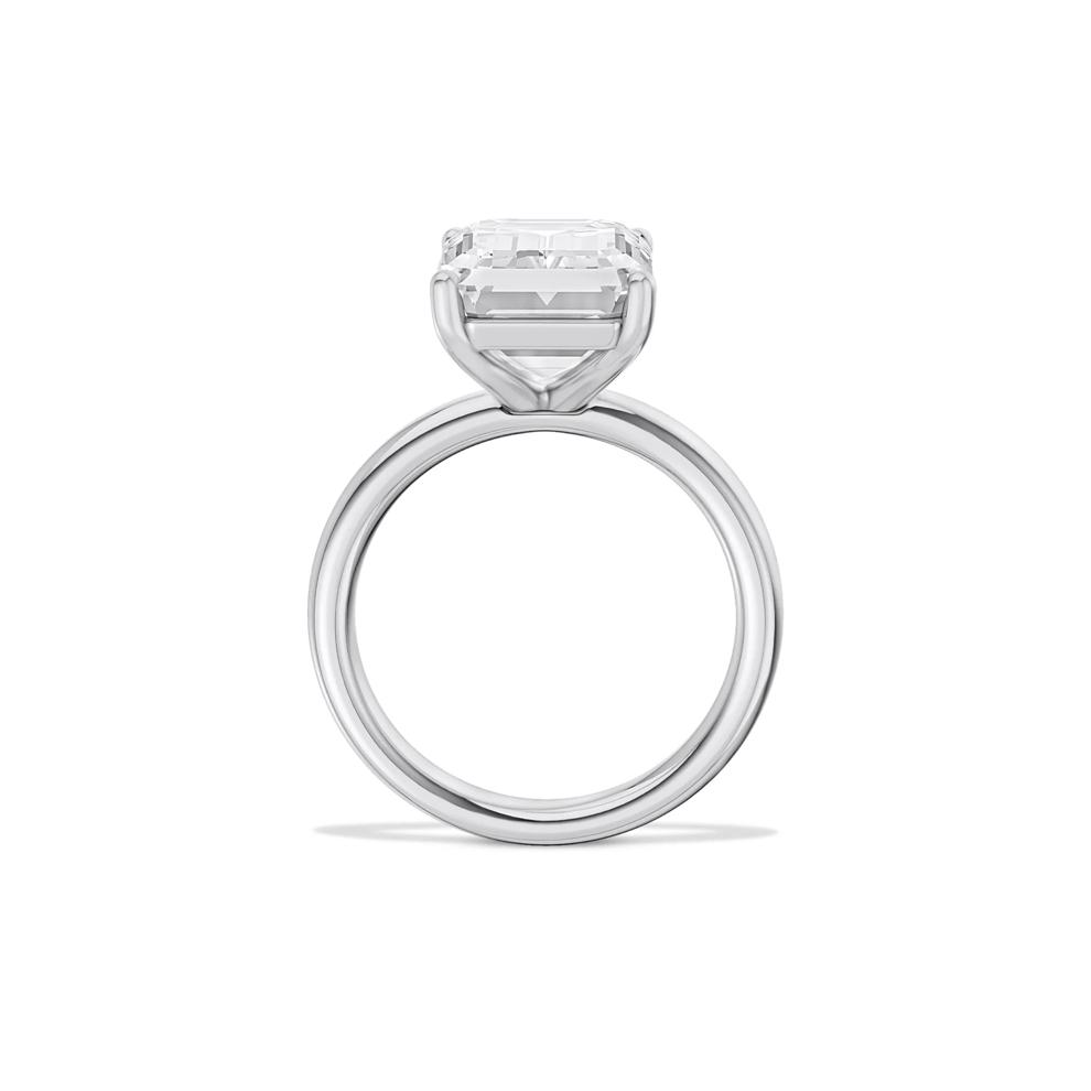 Lab Grown Diamond Emerald-Cut Solitaire Engagement Ring in 14K White Gold (7 ct.)  – Image 2 of 4