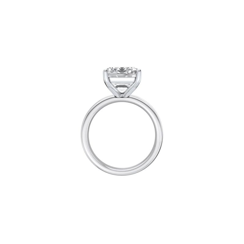 Lab Grown Diamond Emerald-Cut Solitaire Engagement Ring in 14K White Gold &#40;7 ct.&#41;  – Image 2 of 4
