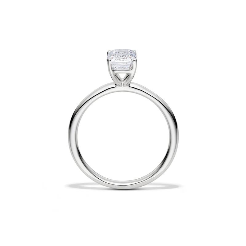 Lab Grown Diamond Emerald-Cut Solitaire Ring in 14K White Gold &#40;1 1/2ct&#41; – Image 2 of 4