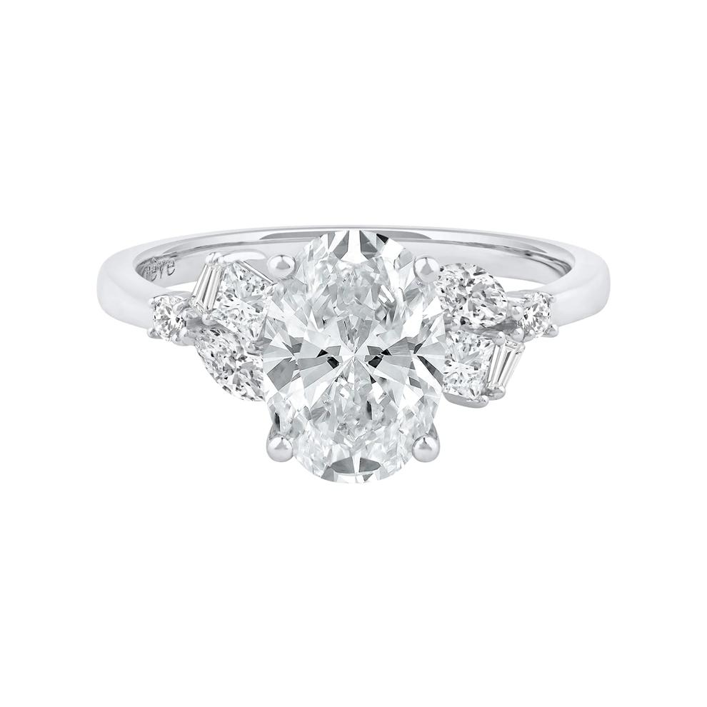 Nora Lab Grown Diamond Engagement Ring in Platinum (2 1/2 ct. tw.) – Image 1 of 5