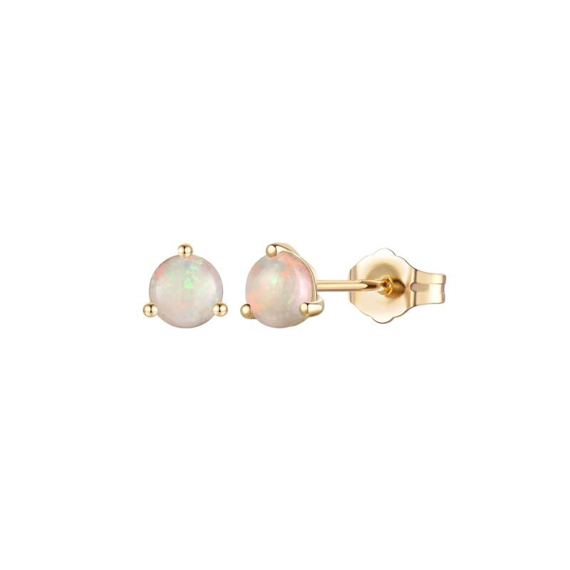 Opal Stud Earrings in 10K Yellow Gold – Image 1 of 1