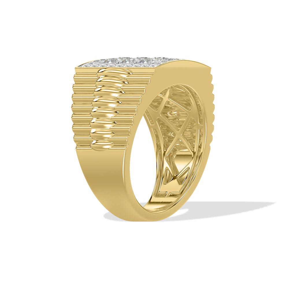 Men's Diamond Ring in 10K Yellow Gold (1 1/2 ct. tw.) – Image 3 of 4