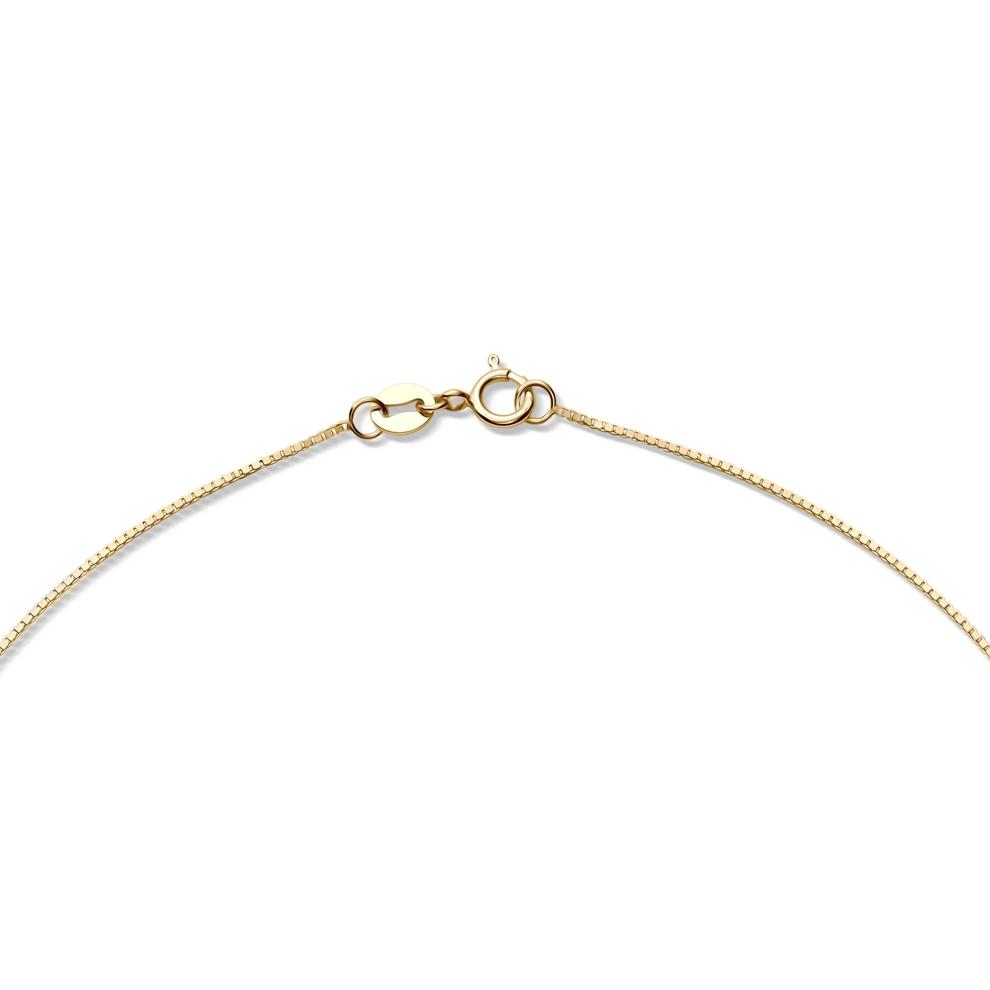 Box Chain Necklace in 10K Yellow Gold, 0.70MM, 18" – Image 3 of 5