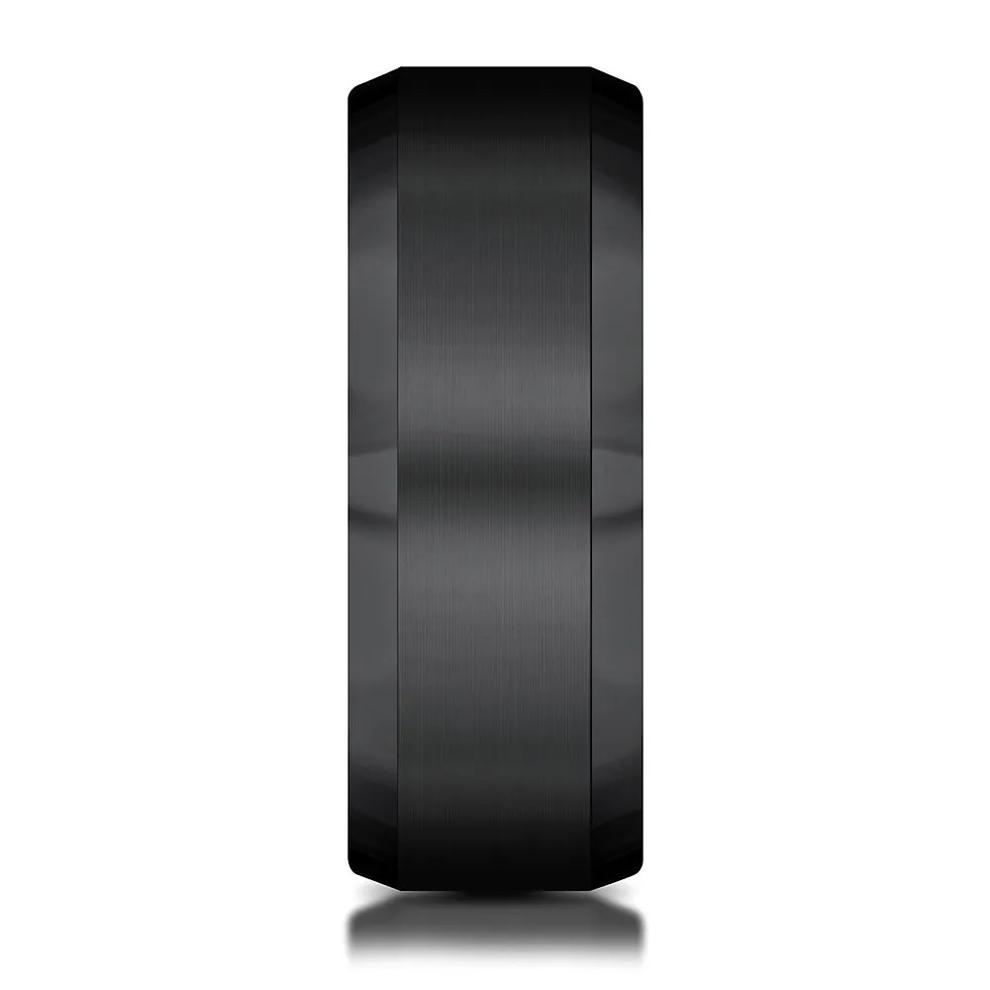 Men's Band in Black Titanium, 7MM – Image 3 of 3