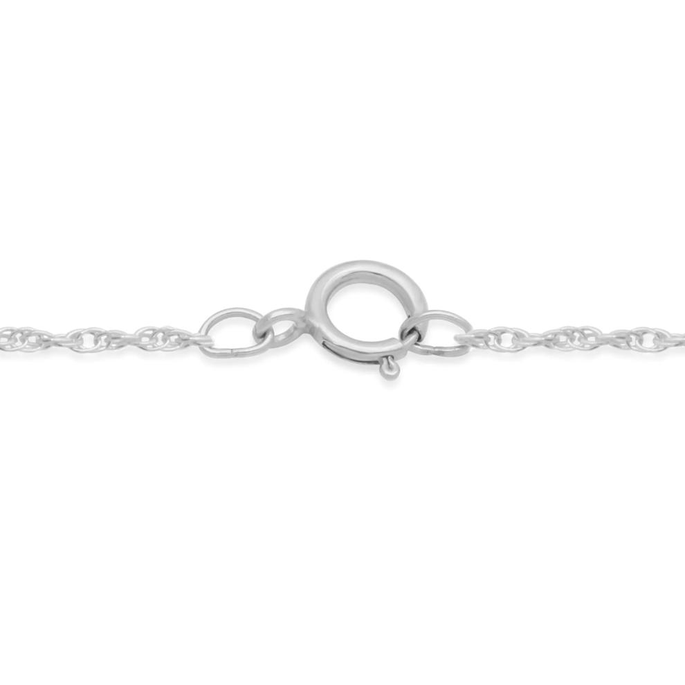 Diamond Heart Lock Pendant in Sterling Silver (1/4 ct. tw.) – Image 3 of 3