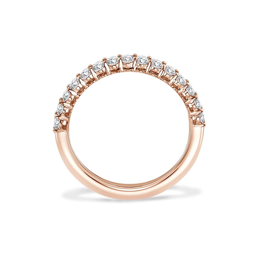 Lab Grown Diamond Oval Anniversary Band in 14K Rose Gold (1 ct. tw.) – Image 2 of 4