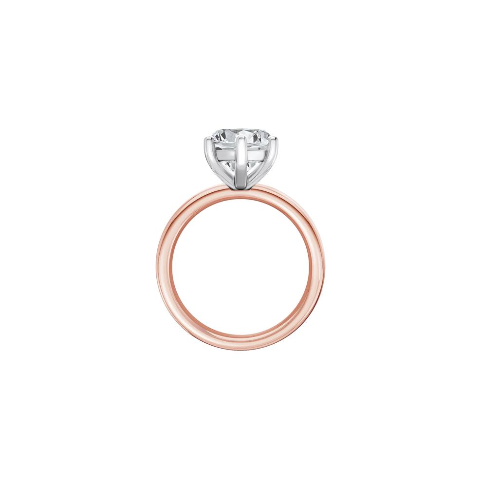 Lab Grown Diamond Marquise Solitaire Engagement Ring in 14K Rose &amp; White Gold (5 ct.) – Image 2 of 4
