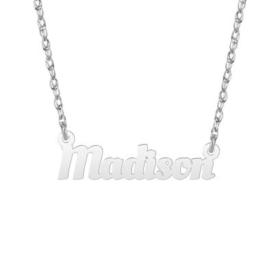 Personalized Script Nameplate Necklace