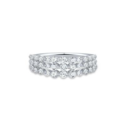 Lab Grown Diamond Multi-Row Band in 10K Gold