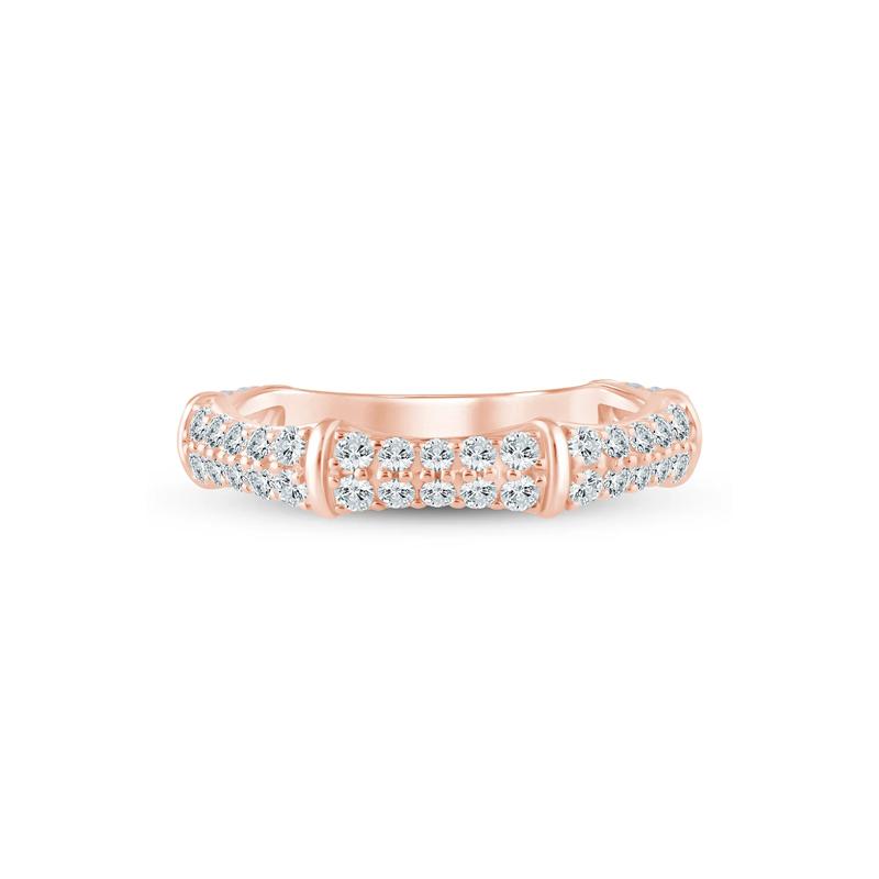 Lab Grown Diamond Anniversary Band in 14K Rose Gold &#40;3/4 ct. tw.&#41; – Image 1 of 3