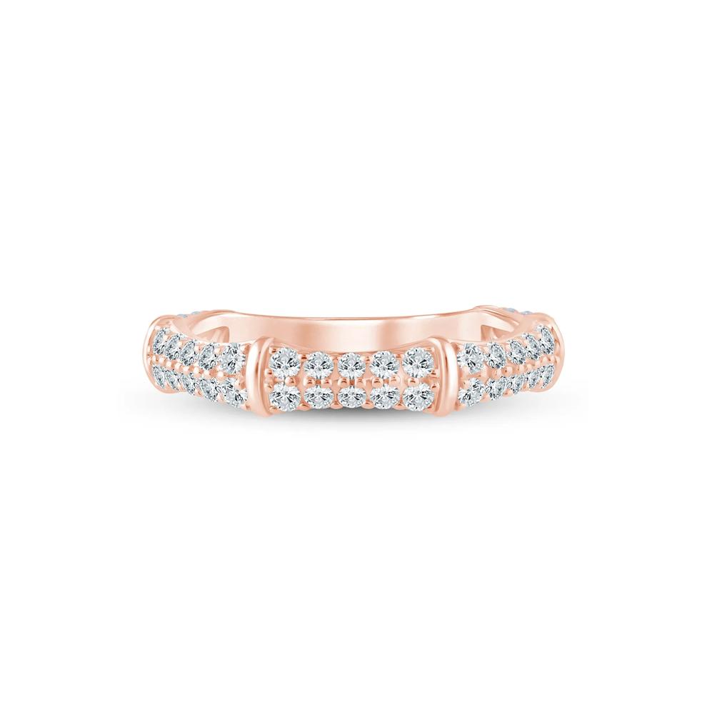 Lab Grown Diamond Anniversary Band in 14K Rose Gold (3/4 ct. tw.) – Image 1 of 3