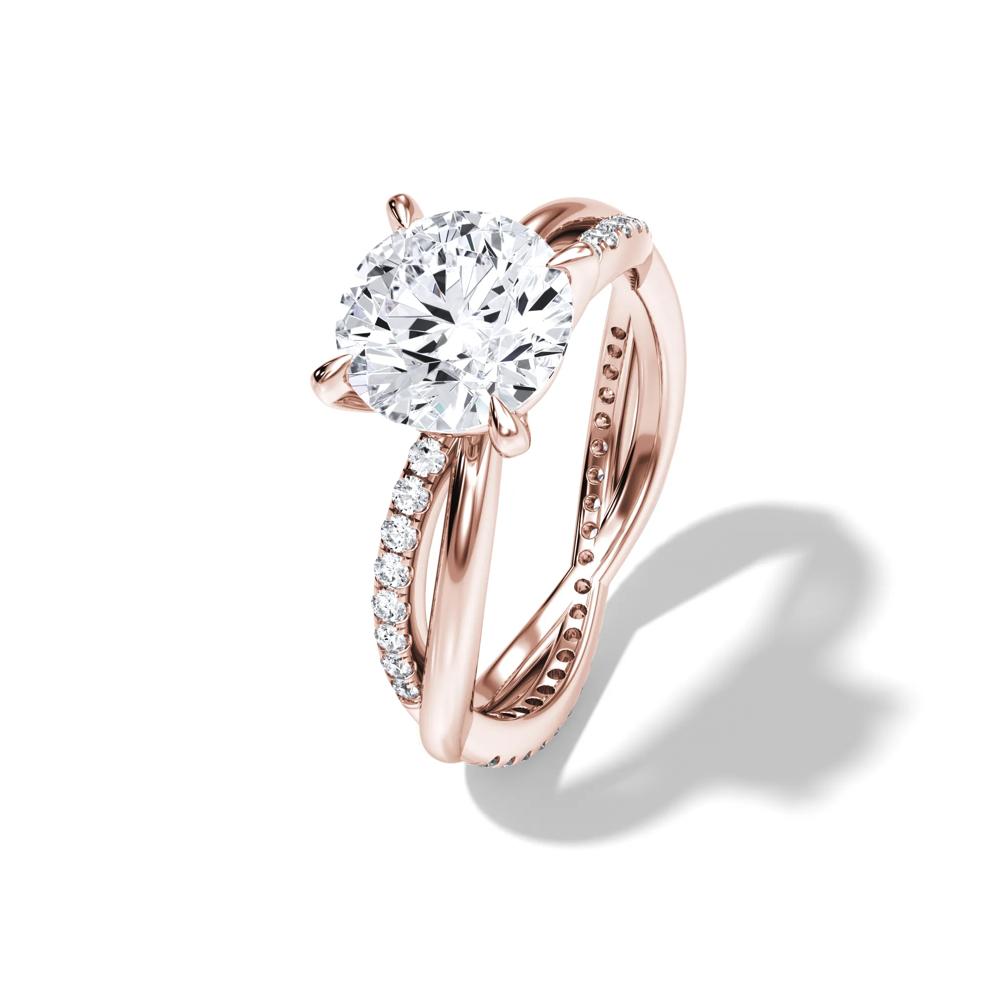Lab Grown Diamond Engagement Ring in 14K Rose Gold (2 1/3 ct. tw.) – Image 4 of 4