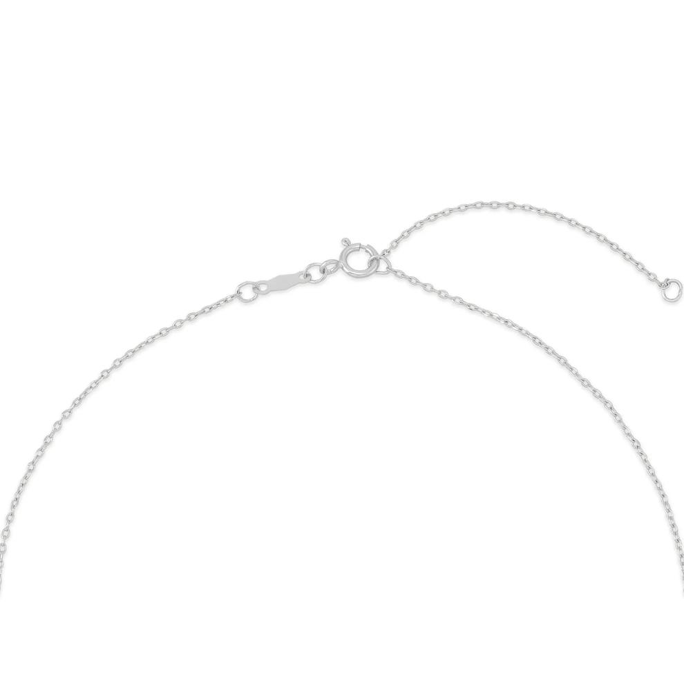 Lab Grown Diamond Pear-Shaped Lariat Necklace in 14K White Gold (3/4 ct. tw.) – Image 4 of 4