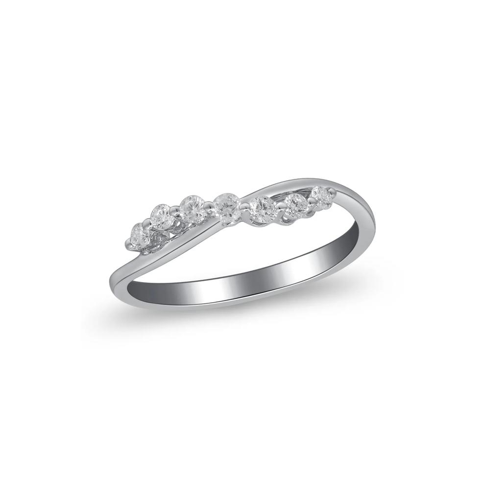 Diamond Ring in 10K White Gold (1/5 ct. tw.) – Image 5 of 5