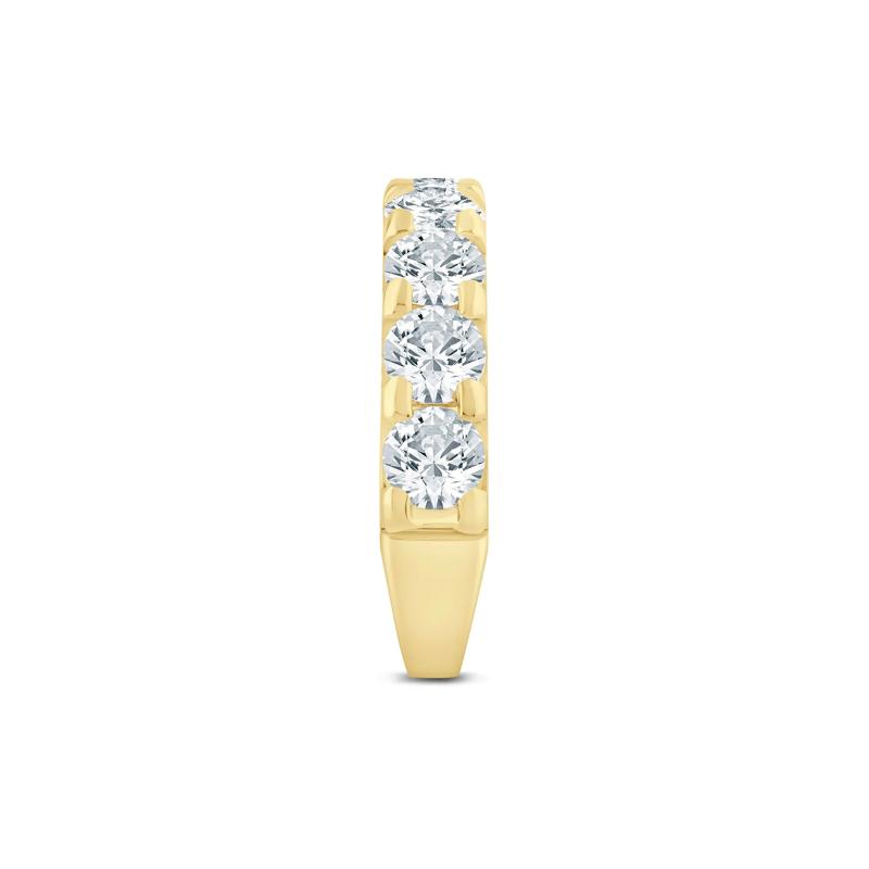 Lab Grown Diamond Wedding Band in 14K Yellow Gold &#40;3 ct. tw.&#41; – Image 3 of 3