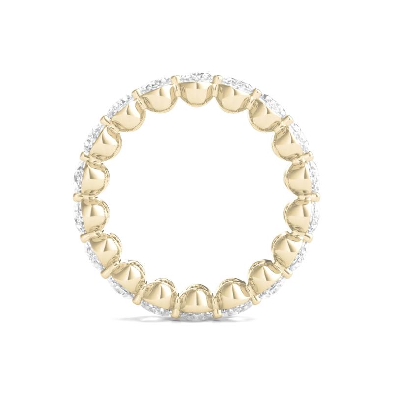 Oval-Cut Diamond Eternity Band in 14k Yellow Gold &#40;6 ct. tw.&#41; – Image 2 of 3