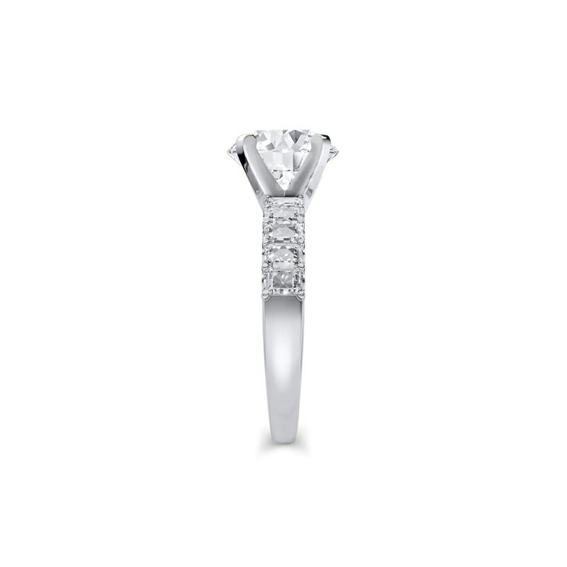 Lab Grown Diamond Semi-Mount Engagement Ring in 14K White Gold &#40;1 ct. tw.&#41; – Image 5 of 6