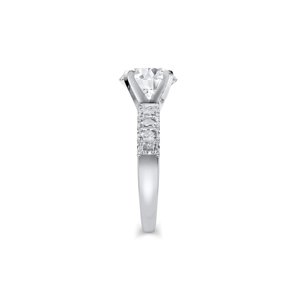 Lab Grown Diamond Semi-Mount Engagement Ring in 14K White Gold (1 ct. tw.) – Image 5 of 6