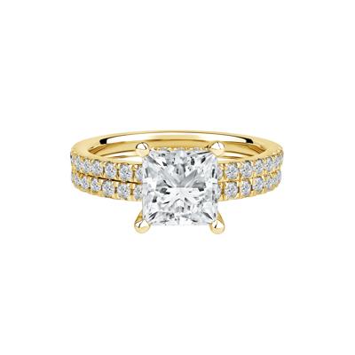 Charlotte Lab Grown Diamond Engagement Ring Set in 14K Yellow Gold (2 3/4 ct. tw.)