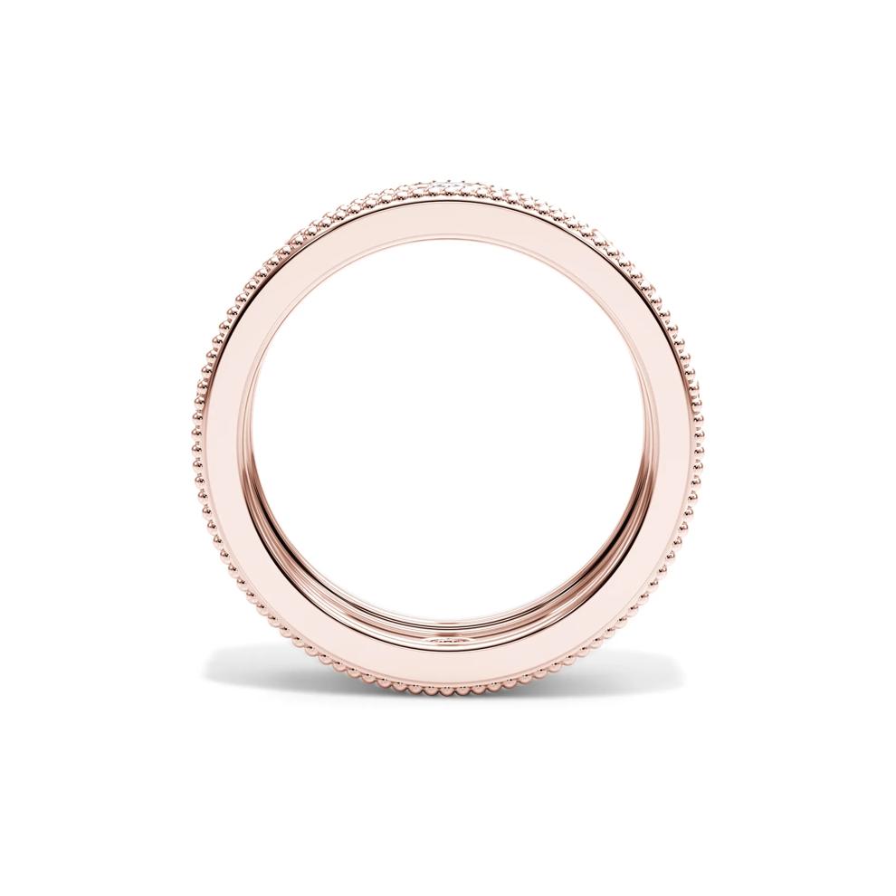 Lab Grown Diamond Mixed Shape Eternity Band in 14K Rose Gold (5/8 ct. tw.) – Image 2 of 5