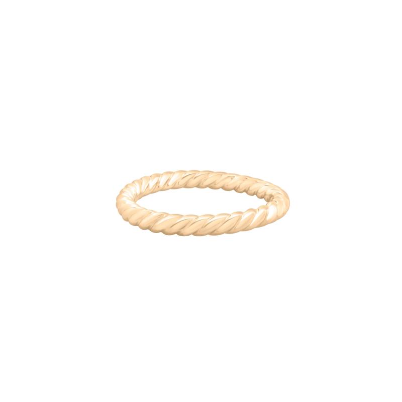 Rope Twist Eternity Band in Vermeil – Image 4 of 7