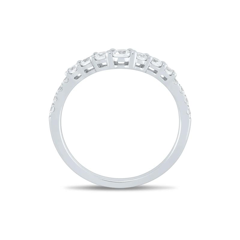 Lab Grown Diamond Contour Band in 14K White Gold &#40;1/2 ct. tw.&#41; – Image 3 of 3