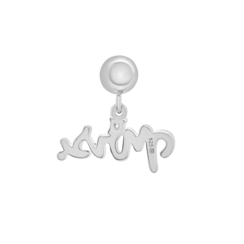 Diamond Accent Mrs Bead Charm in Sterling Silver – Image 3 of 3