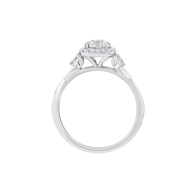 Lab Grown Diamond Promise Ring in 10K White Gold &#40;1/2 ct. tw.&#41; – Image 2 of 3