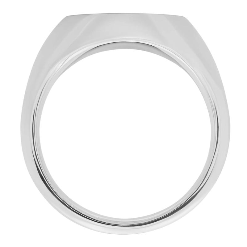 Pittsburg University Signet Ring in Palladium Silver – Image 2 of 3