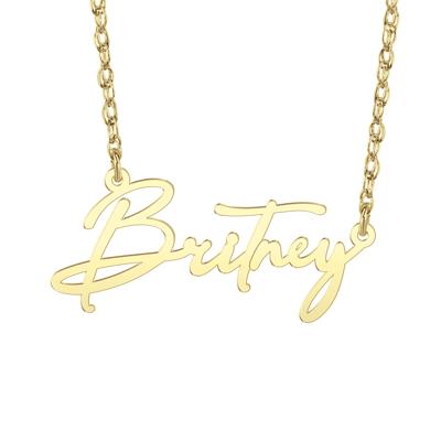 Personalized Modern Handwriting Name Necklace