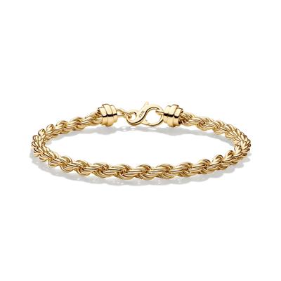 Rope Chain Bracelet in Vermeil, 8.5"