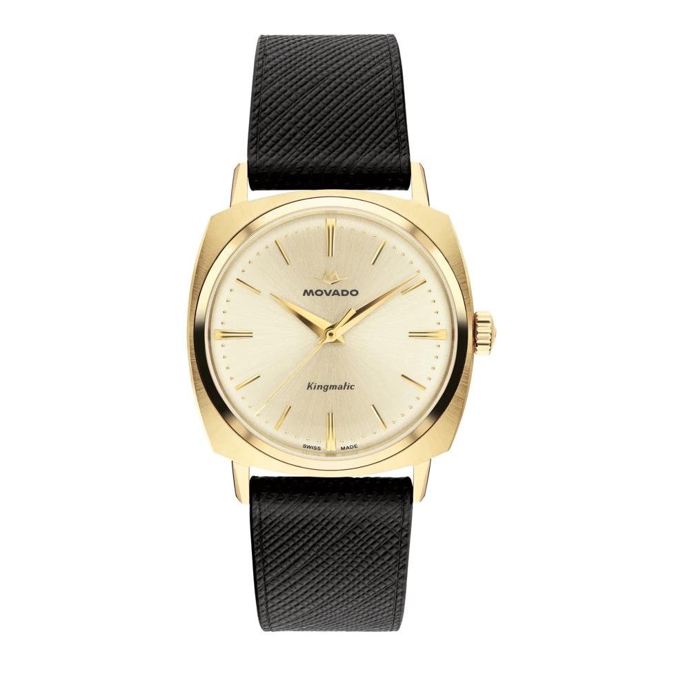 Men's Kingmatic Watch in Black Leather – Image 1 of 3