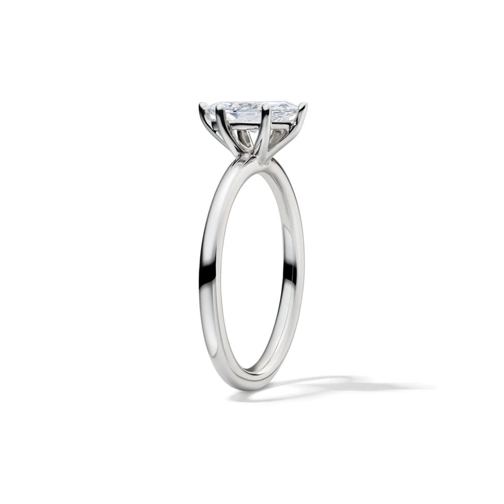 Lab Grown Diamond Marquise Solitaire Engagement Ring in 14k White Gold (3/4 ct.) – Image 3 of 4