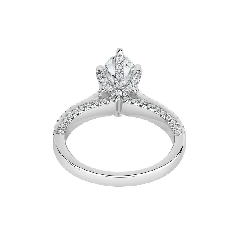Morgan Lab Grown Diamond Engagement Ring in 14K White Gold &#40;2 7/8 ct. tw.&#41; – Image 5 of 5