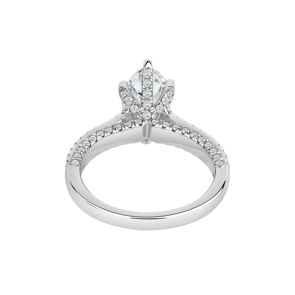 Morgan Lab Grown Diamond Engagement Ring in 14K White Gold (2 7/8 ct. tw.) – Image 5 of 5